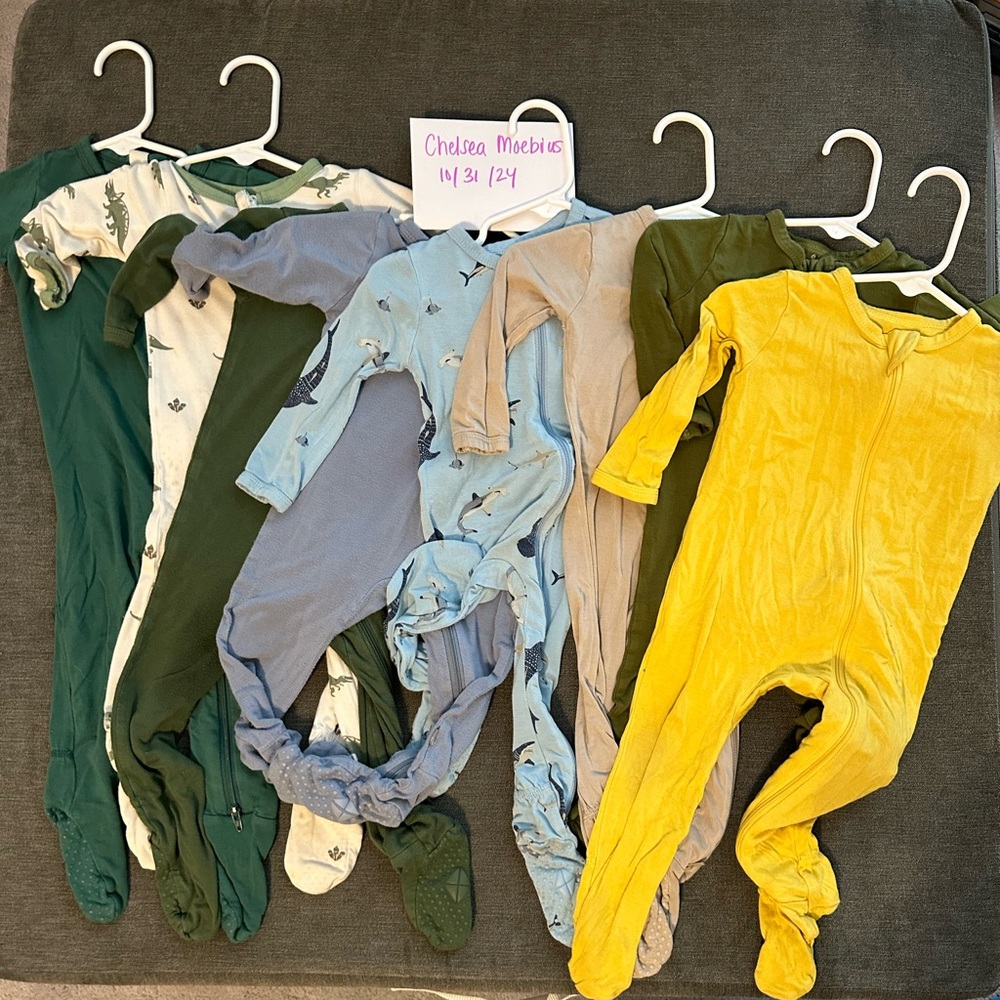 Kyte baby zip footies